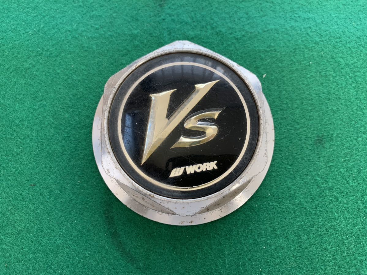 センターキャップ WORK VS : VSブランド専用 4枚 ワーク (ブラック