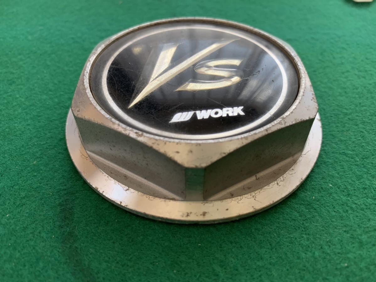 センターキャップ WORK VS : VSブランド専用 4枚 ワーク (ブラック