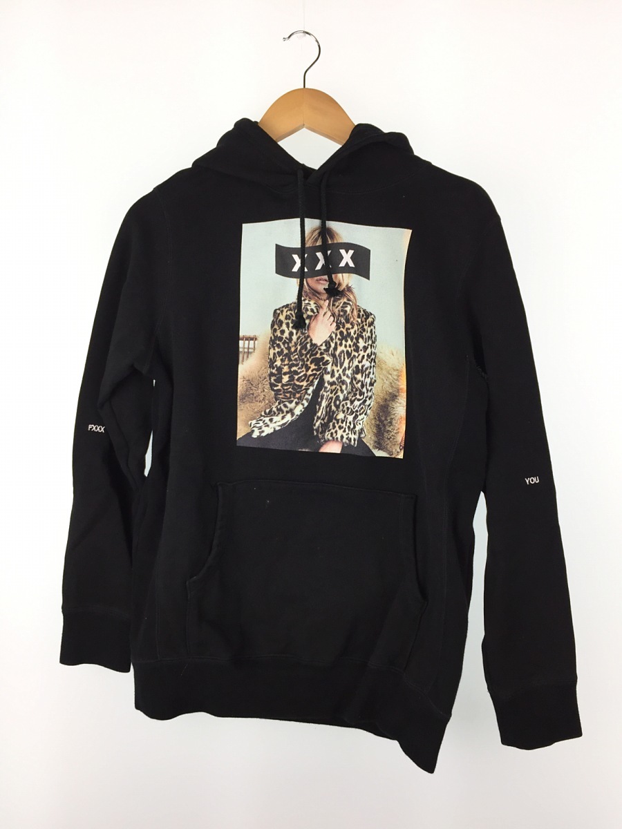 GOD SELECTION XXX◇18AW/KATE MOSS LEOPARD HOODIE/パーカー/S