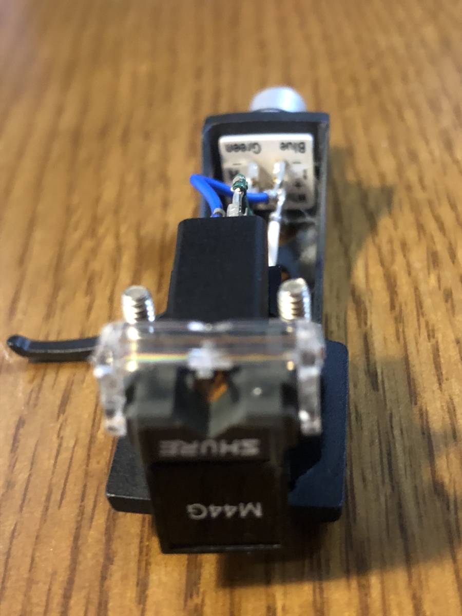 SHURE フォノ カートリッジ M44G TechnicsSL-1200Mark2ヘッドシェル付