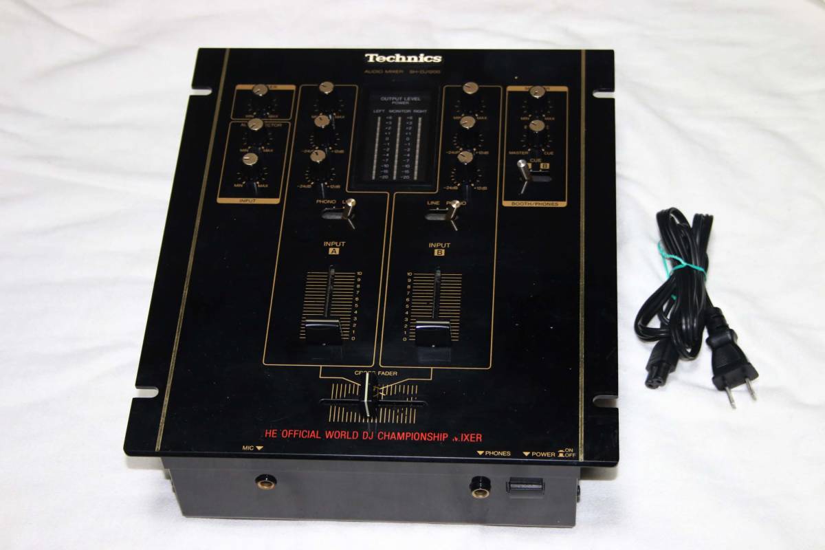訳あり ☆ Technics テクニクス DJ用オーディオミキサー SH-EX1200