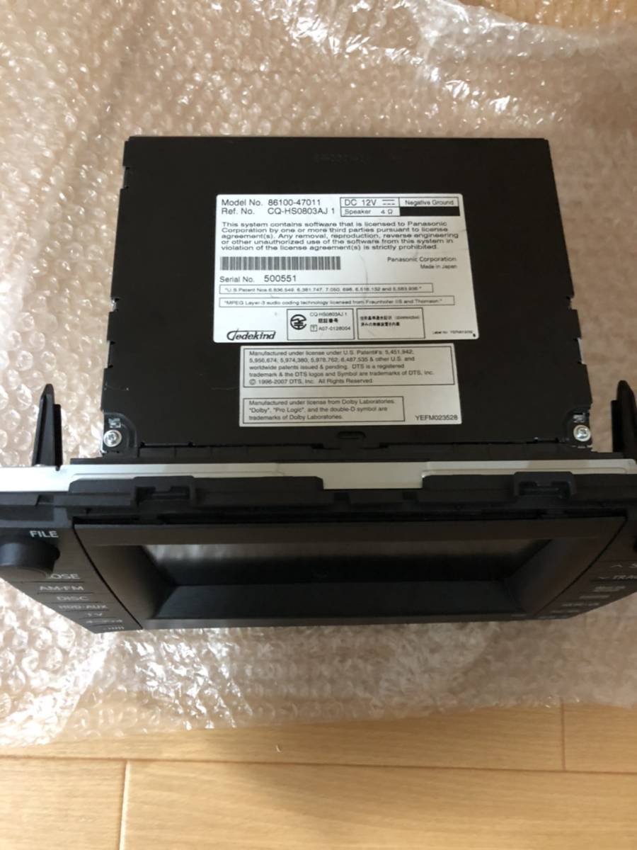 プリウス 30プリウス メーカーオプションナビ HDD 純正 0 電装品