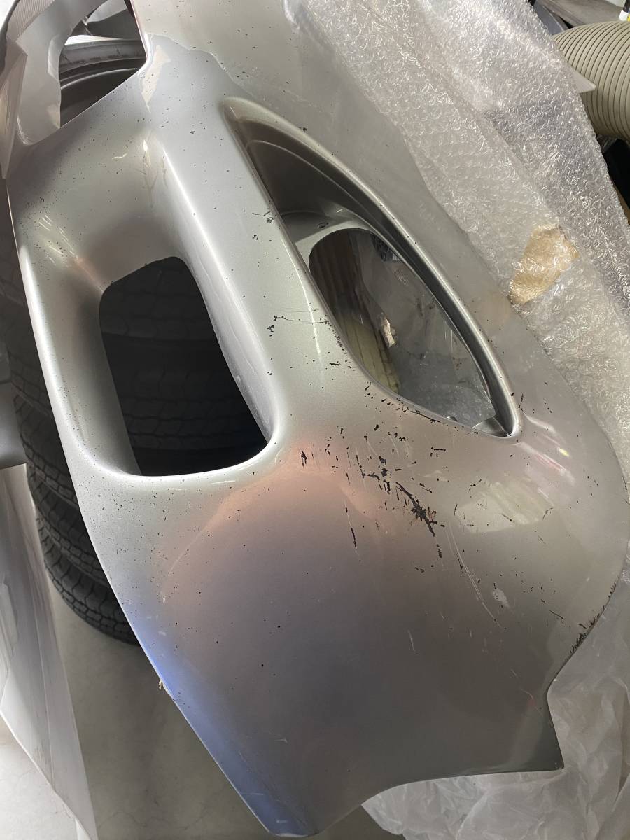 RX-7 FD3S フロントバンパー スポイラー セット シルバー 銀 マツダ用