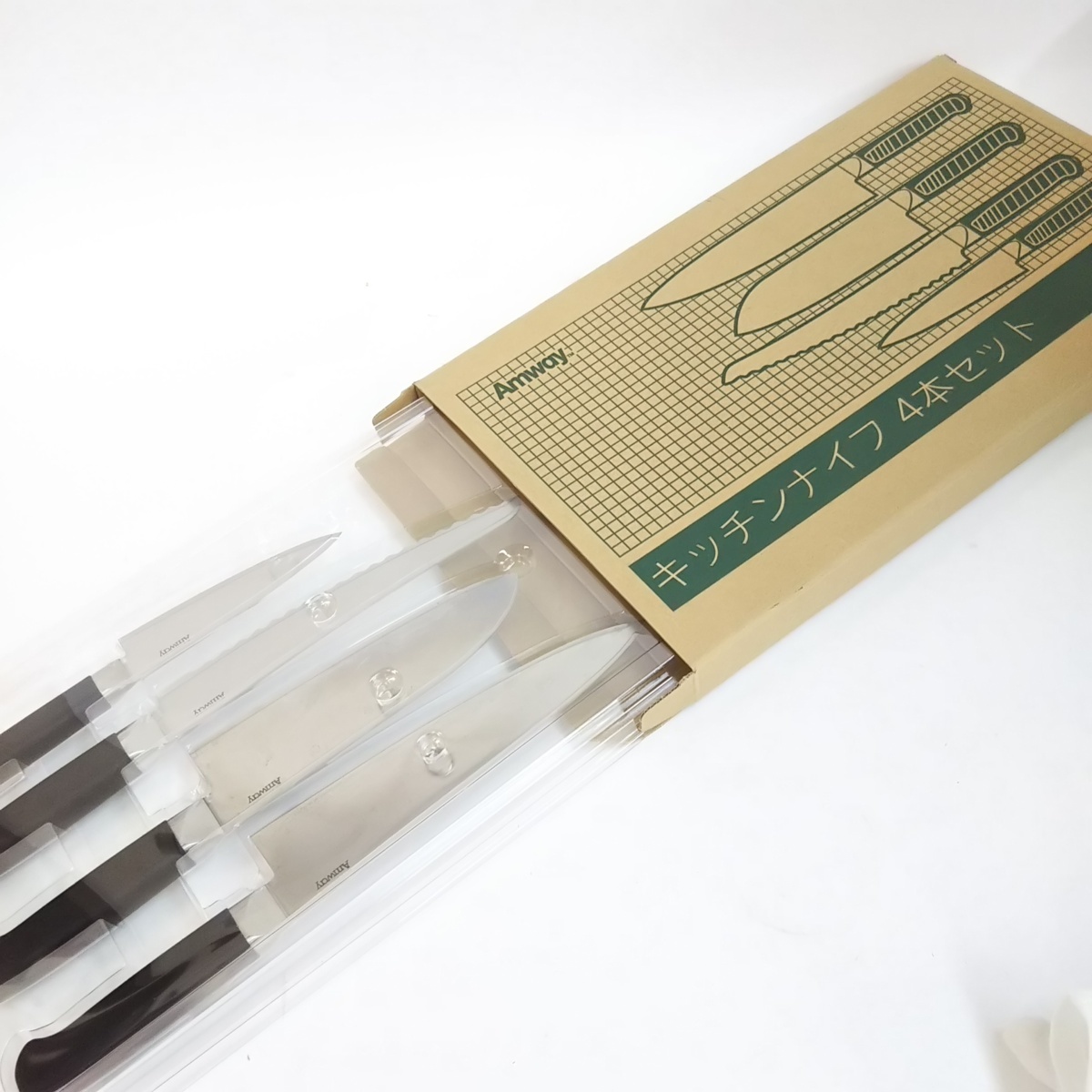 □新品□Amway/アムウェイ キッチンナイフ 4本セット / 包丁 調理器具