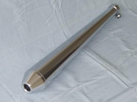 新品 SR400 SR500 ロング リバースコーン マフラー (05-1069) goods
