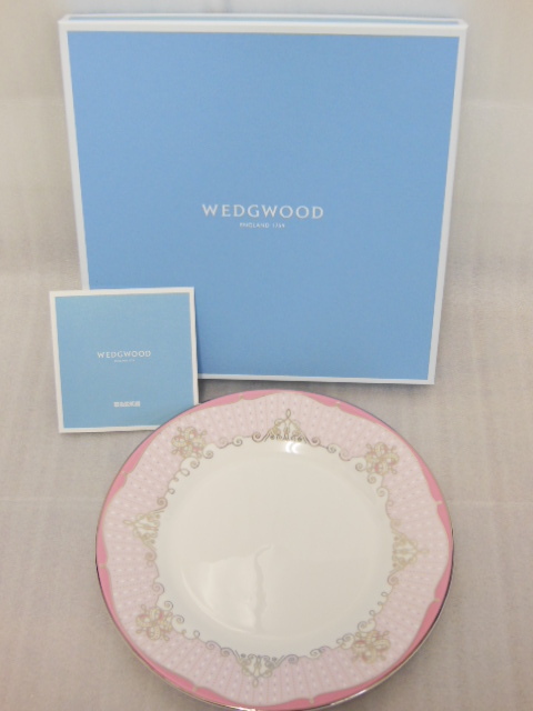 ウェッジウッド プシュケ 未使用 プレート ローズ WEDGWOOD - 21cm