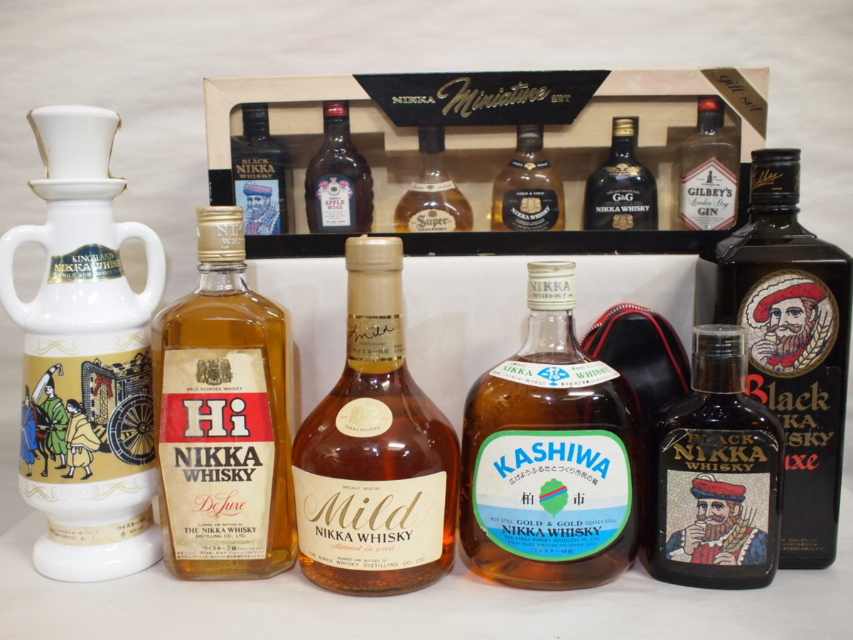 ニッカ ミニボトル 古酒 - 未開栓 NIKKA ウイスキー G&G -ニッカ 