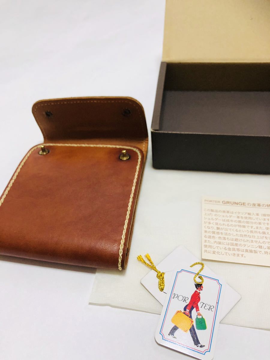 新品未使用！廃番品 レア PORTER 定価23,650円 ポーター吉田カバン 革