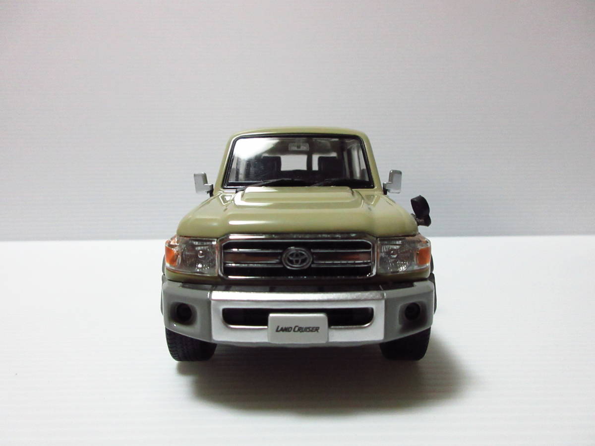 再再販ランクル70 ベージュLAND CRUISER ミニカー 非売品 トヨタ