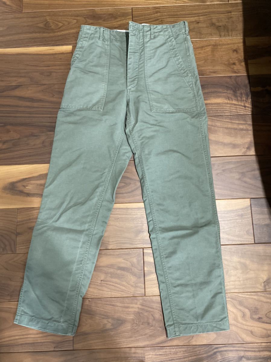 【驚きの破格値，SALE】 Engineered Garments Fatigue Pant cotton double cloth olive 32 エンジニアードガーメンツ(パンツ)｜売買されたオークション情報、yahooの商品情報をアーカイブ公開 - オークファン パンツ