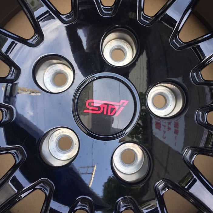 STI ENKEI アルミホイール 18インチ 8.5J +55 114.3 1本 STI ブレンボ