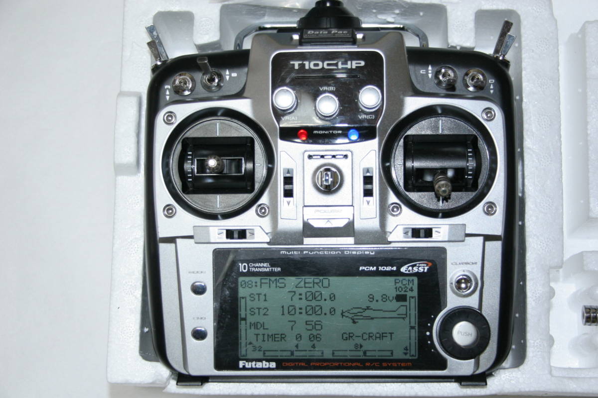 ラジコン・ドローン フタバの送信機T10Cと2.4GHz FASSTモジュールTM-10