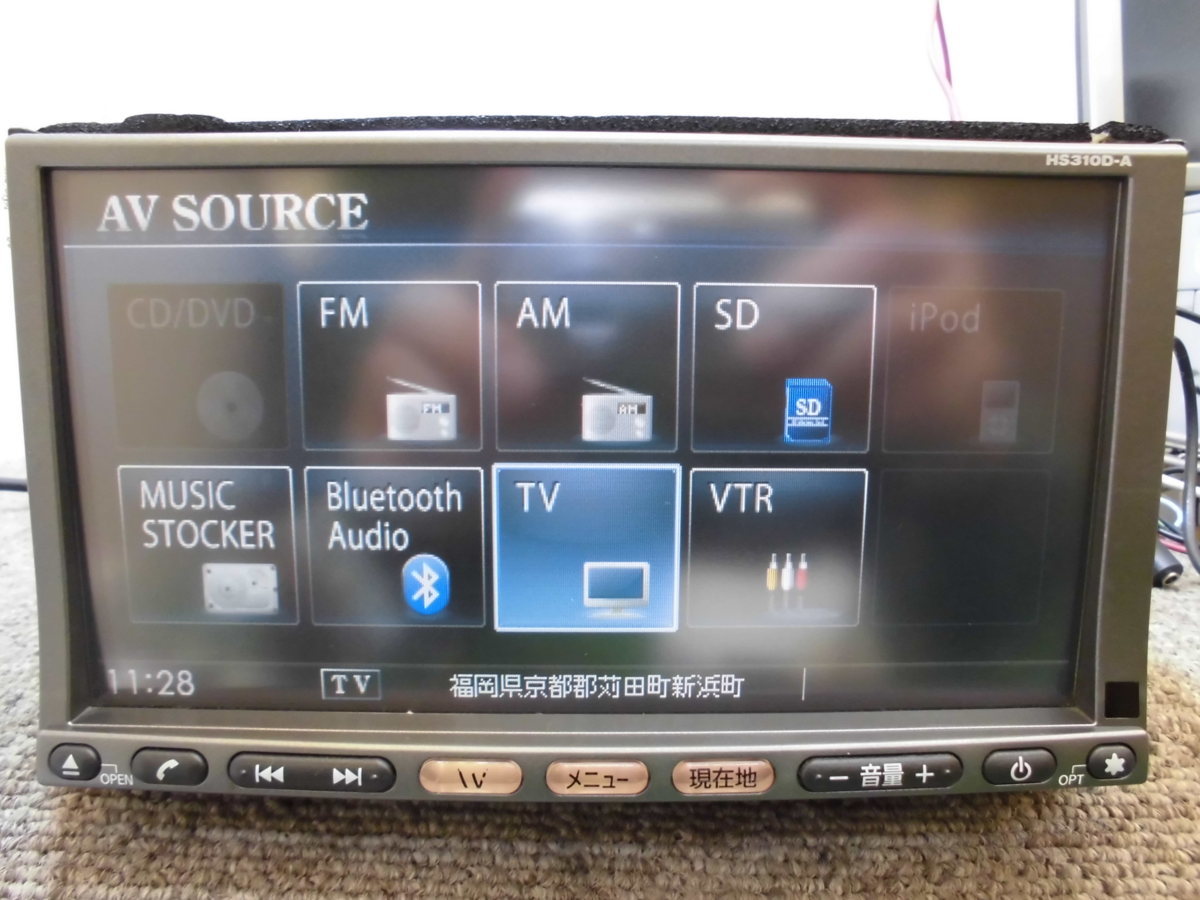 HS310D-A HDDナビ 日産純正 フルセグ 日産 Bluetooth SANYO DVD再生 