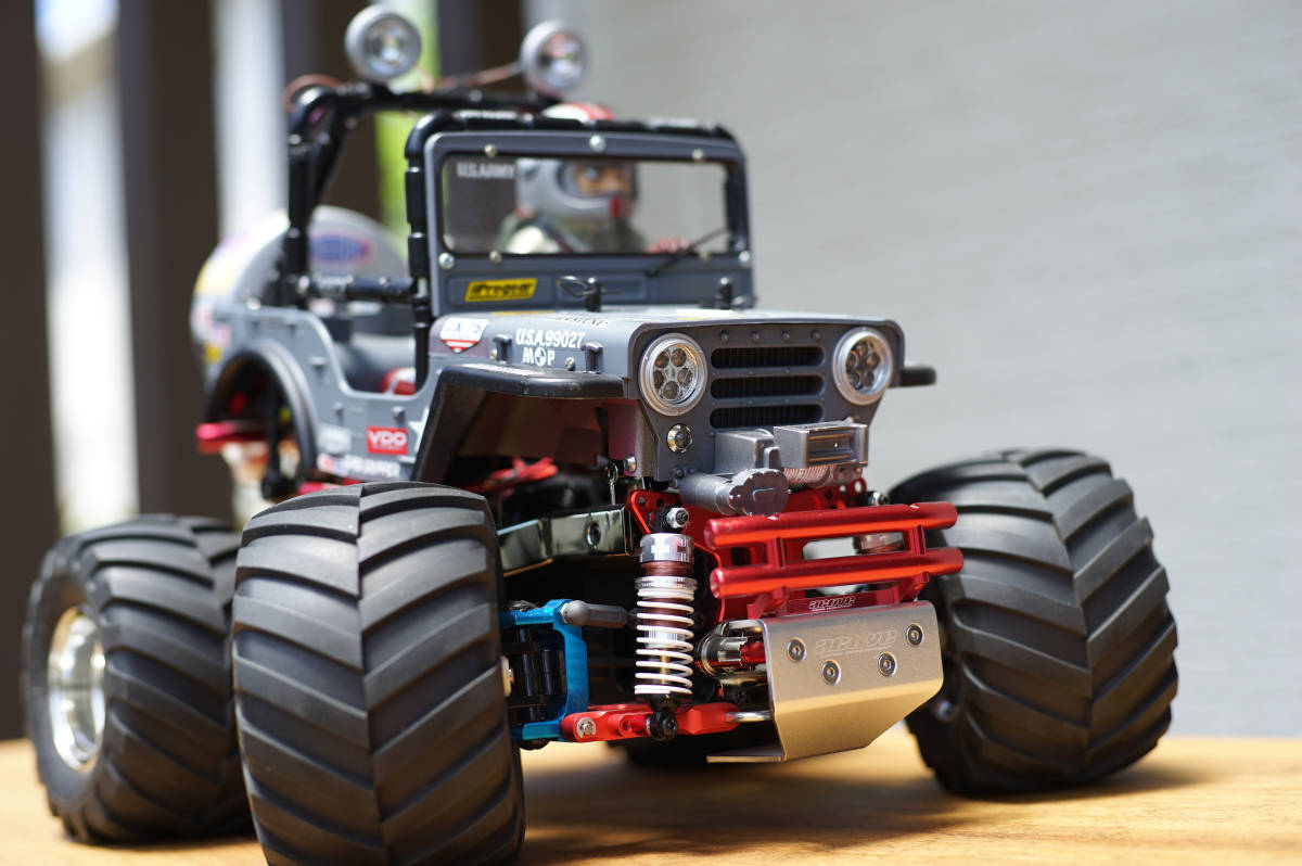 タミヤ | ワイルドウイリー2 電飾付き中古品 WR-02 ワイルドウイリー2