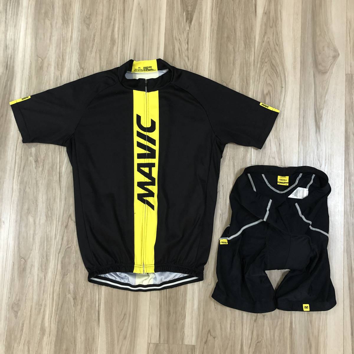  送料198円 マヴィック XL O メンズ サイクルジャージ 上下セット 3ポケット 3Dパッド MAVIC ブランド 定番品 ビッグロゴ まとめ 319 黒黄(XLサイズ以上)｜売買されたオークション情報、yahooの商品 男性用