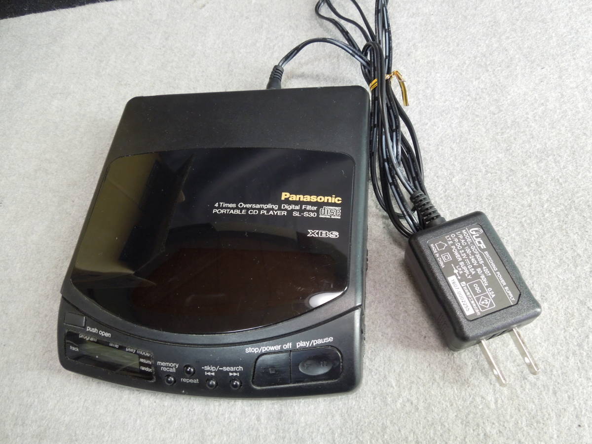 ポータブルCDプレーヤー Panasonic SL-S30 再生OK／本体 中古 現状品