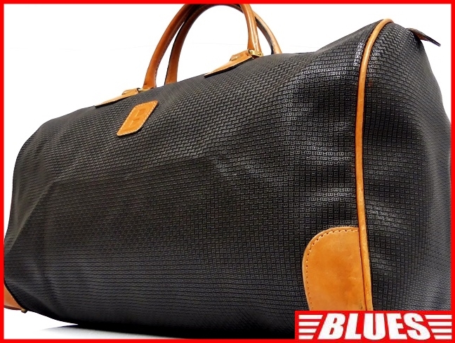 即決☆イタリア製 BALLY☆レザーコンビボストンバッグ バリー メンズ