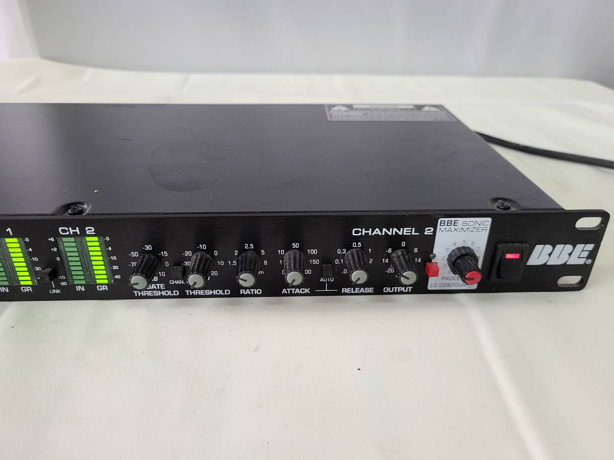□BBE MaxCom DUAL COMPRESSOR & SONIC MAXIMIZER□ レコーディング