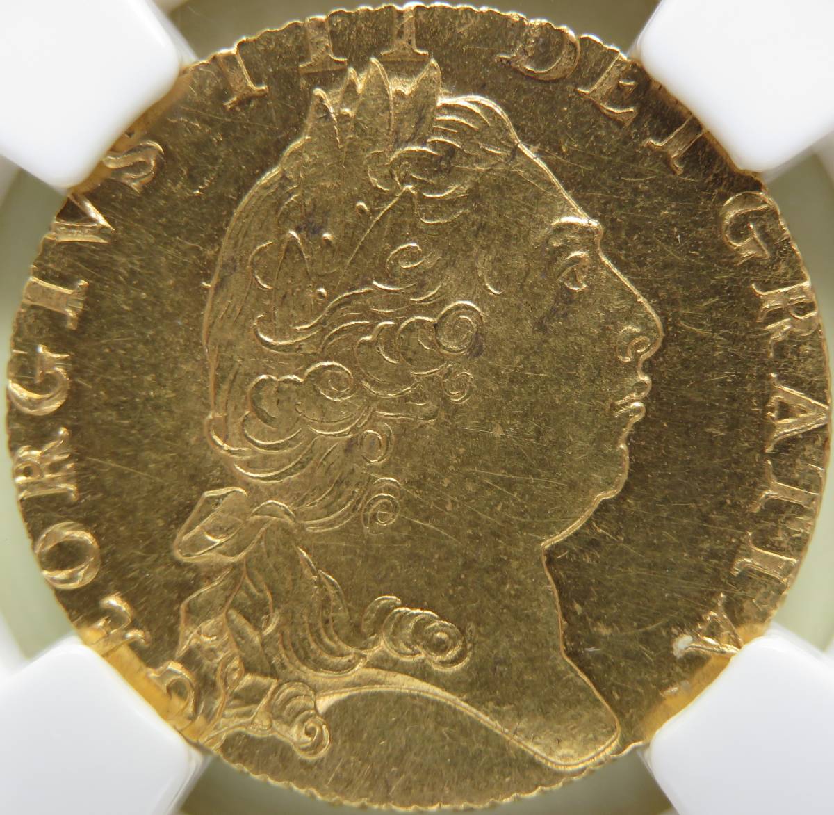 1798年 MS63 ギニー 金貨 イギリス ジョージ3世 未使用 UNC NGC 鑑定 S