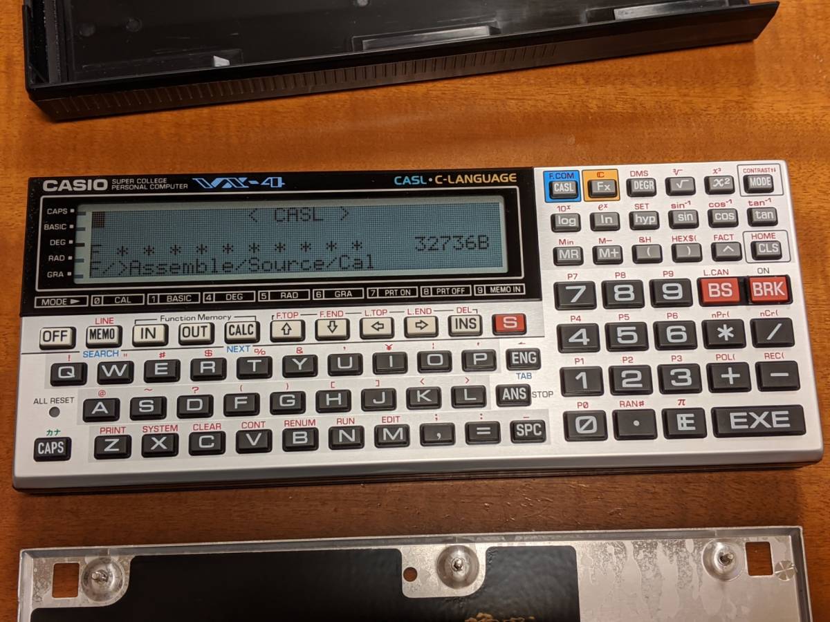 新作，お得 CASIO カシオ スーパーカレッジ VX-4 ポケットコンピュータ