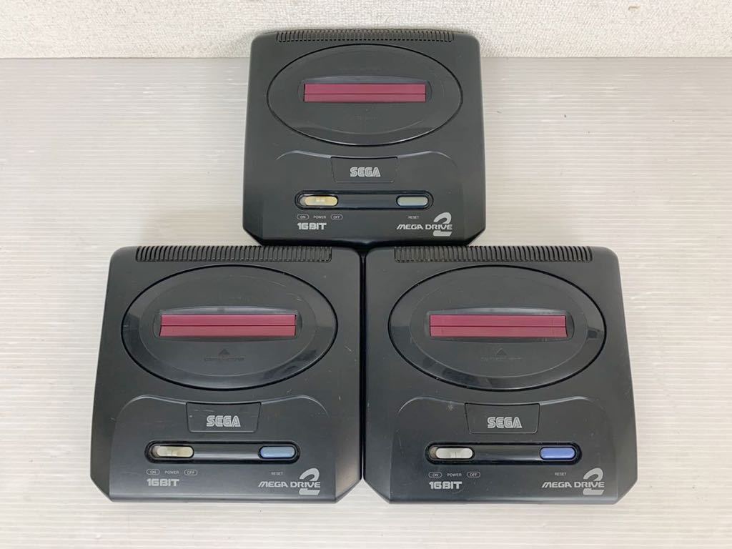 P082703 SEGA MEGA DRIVE メガドライブ2　HAA-2502　本体/コントローラー/AVケーブル/電源コード 箱付 まとめ 動作未確認 ジャンク扱い_3