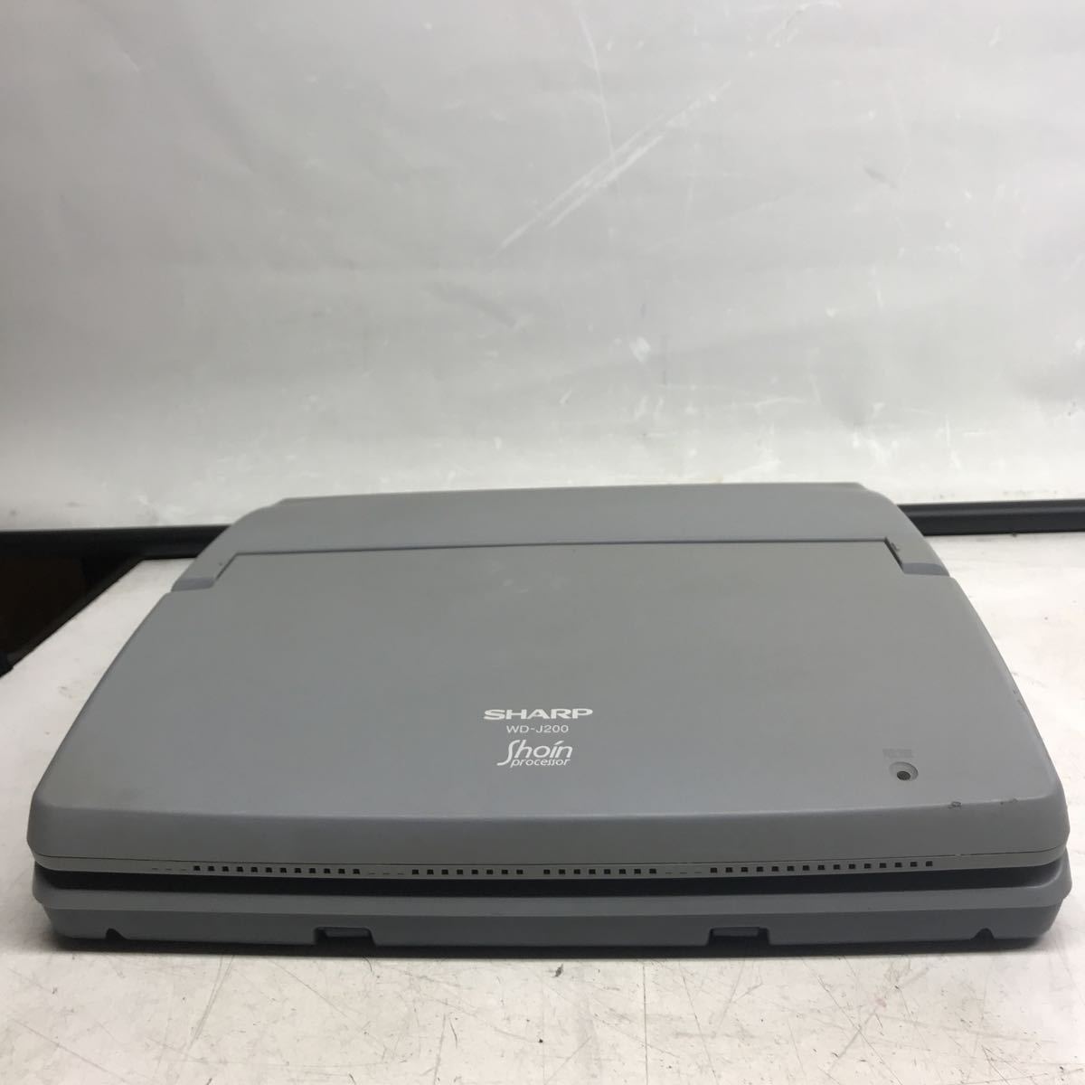 SHARP WD-J200，ワープロ 通電ok，その他動作未確認 箱と説明書