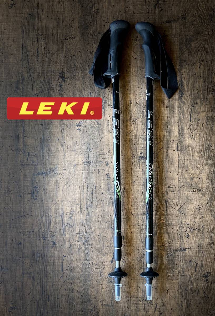 本物保証，得価 1円スタート レキ LEKI トレイルTRAIL AS 7075アルミニウム スーパーストロング トレッキングポール マカルー アンチショック付き(トレッキングステッキ)｜売買されたオークション情報、yahooの トレッキングステッキ