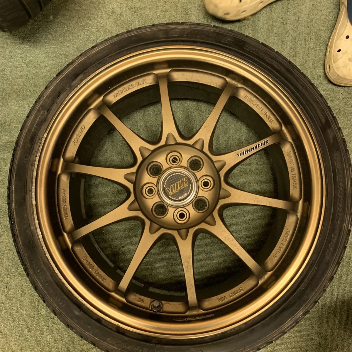RAYSボルクレーシング CE28 volk racing ce28 17インチ 7.5j 4穴 100 