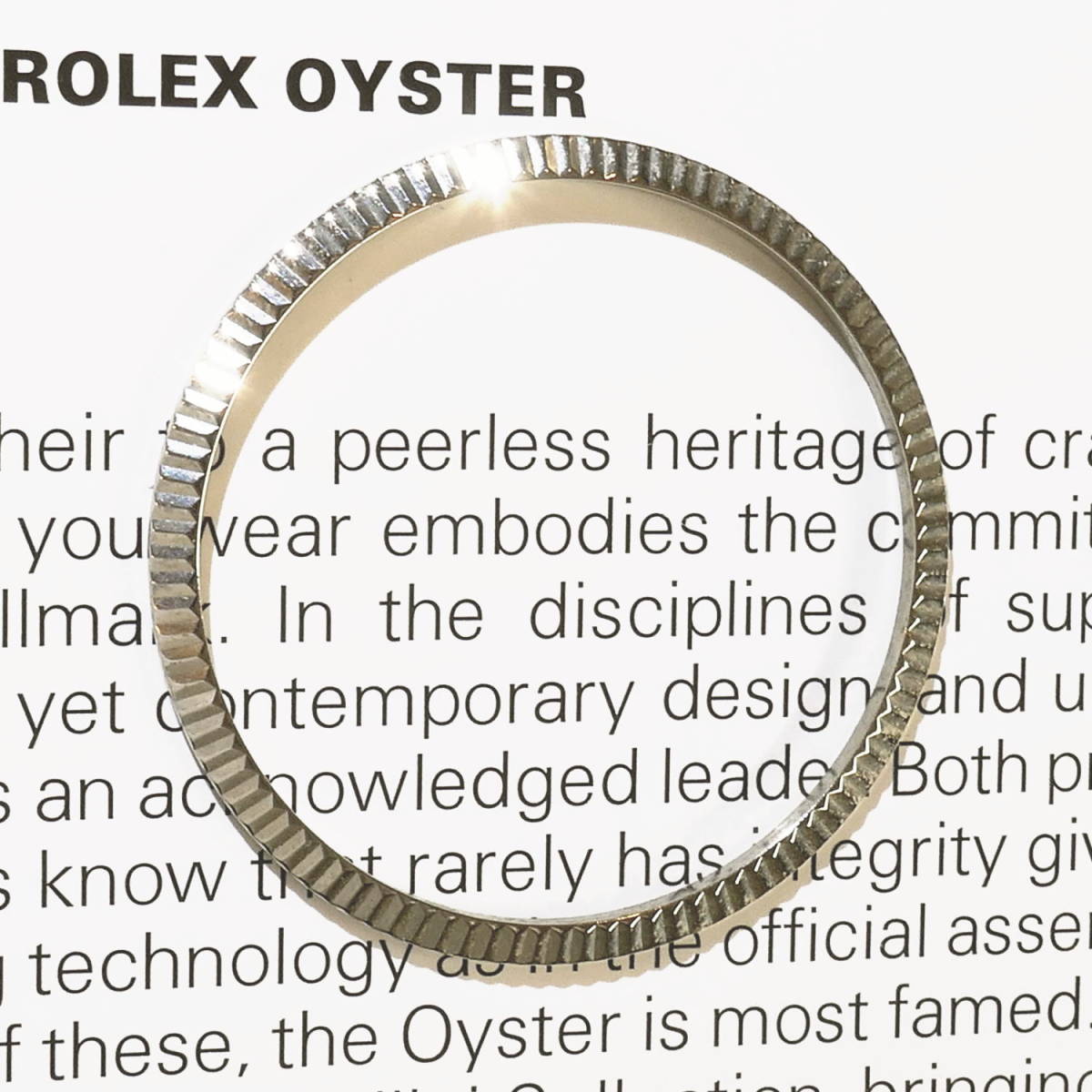 希少極美品!18金WG◇ROLEX正規純正品 デイトジャスト 初期ベゼル◇No 