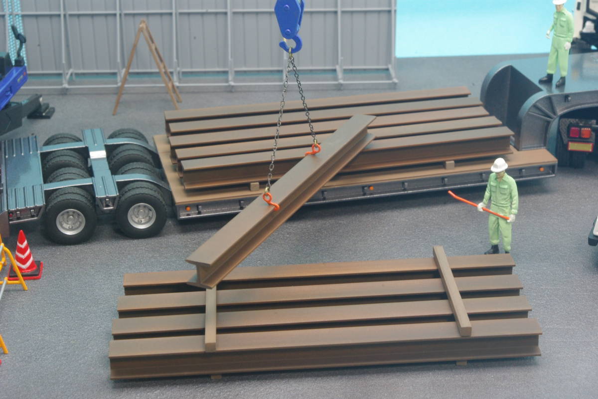 ジオラマ　Ｈ型鋼　1/50_2