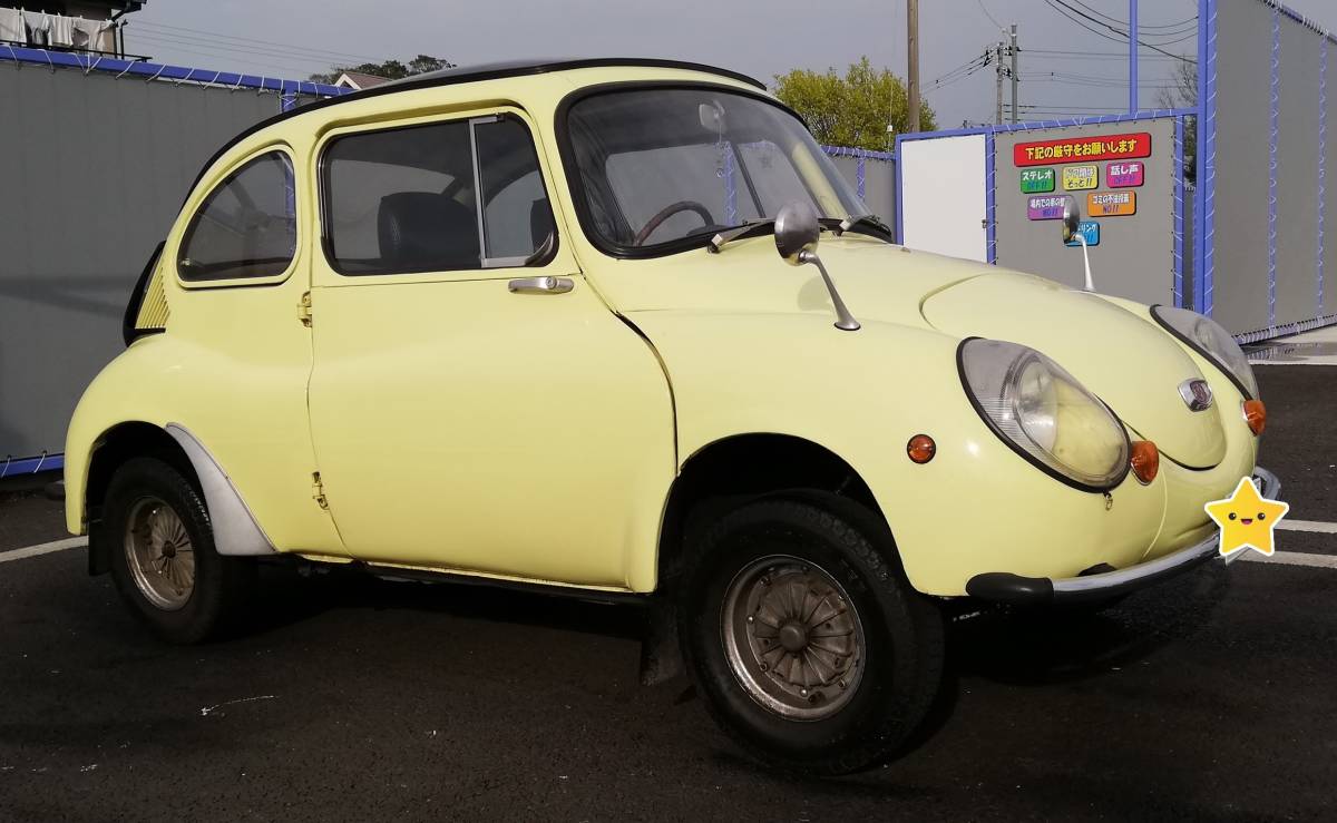 スバル ヤングs スバル360 レモンイエロー 3mtオーバートップ 昭和44年 52型 スバル360 売買されたオークション情報 Yahooの商品情報をアーカイブ公開 オークファン Aucfan Com