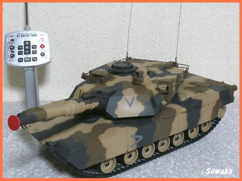美品感動○東京マルイRCバトルタンク☆アメリカ軍 M1A2 エイブラムス☆1/