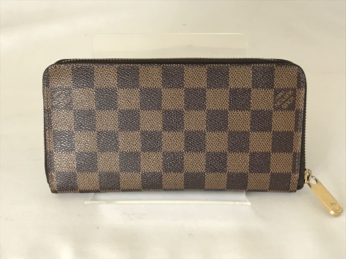 極美品】ルイヴィトン ダミエ エベヌ ジッピー クレマンス スリーズ 長