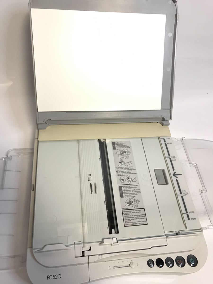 Canon ファミリーコピア FC520 #044 現状品 スキャナー 印刷ok Canon