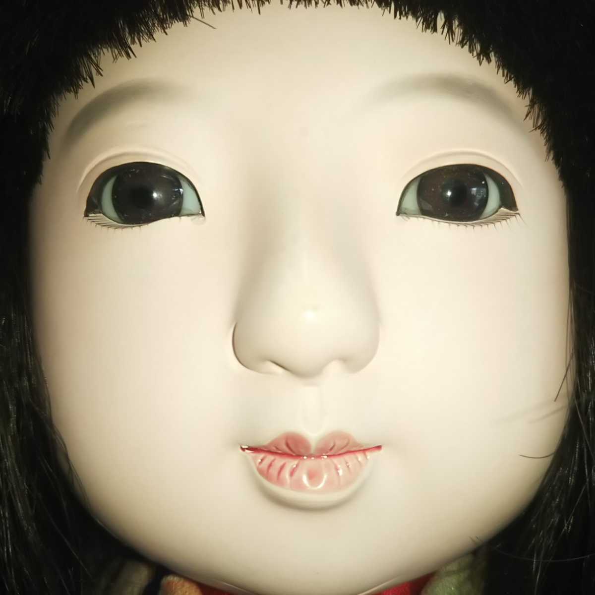 市松人形 桜國 日本人形 かわいい女の子 約43cm 古い(市松人形)｜売買