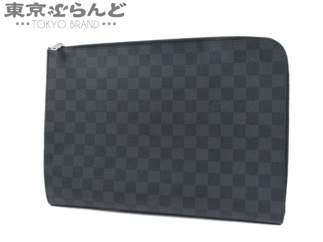  101437336 ルイヴィトン LOUIS VUITTON ポシェット ジュール GM ダミエ グラフィット クラッチバッグ セカンドバッグ メンズ N41501(ダミエ・グラフィット)｜売買されたオークション情報、yahooの商品 かばん、バッグ