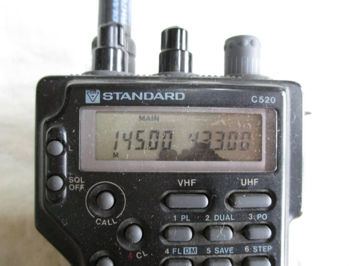 スタンダード VHF/UHF FMトランシーバー C520 Jマークなし ジャンク