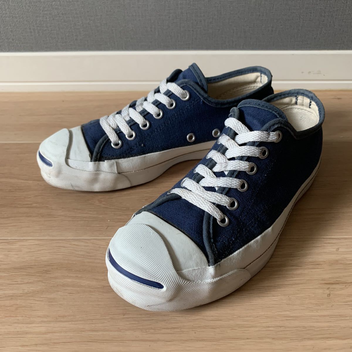 お得，安い 90s USA製 converse jack purcell canvas navy コンバース ジャックパーセル キャンバス ネイビー 5 1/2 24.5cm ビンテージ(24.5cm)｜売買されたオークション情報、yahooの商品情報をアーカイブ公開 - オークフ 24.5cm