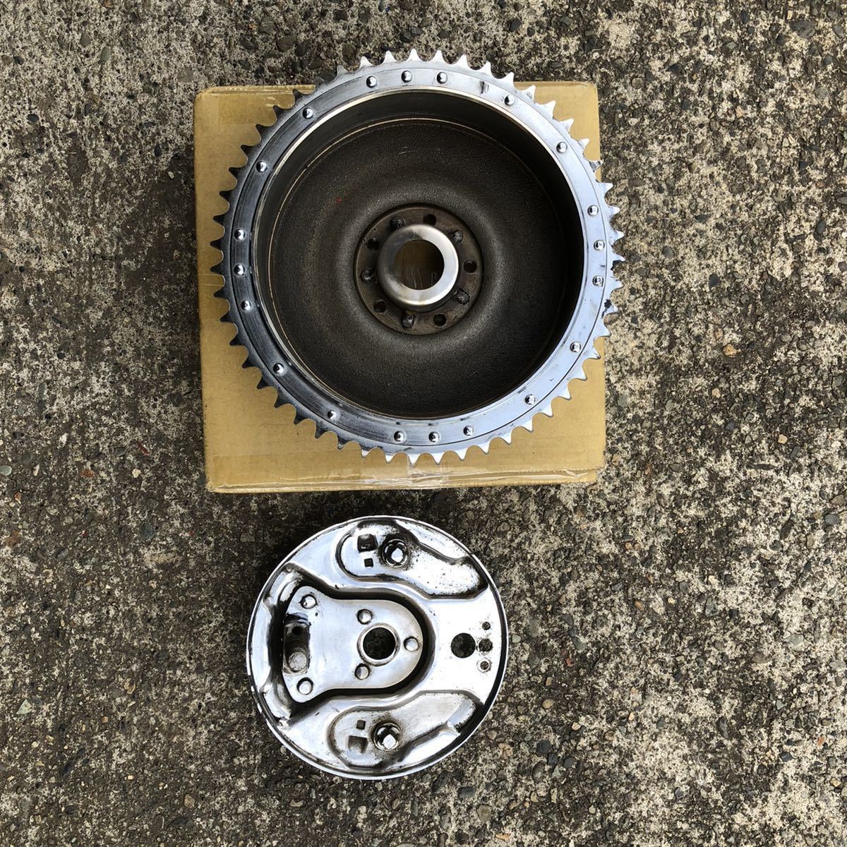Brake Specialties Drag Drum with Sprocket 63-66 Harley DRAG FORD 