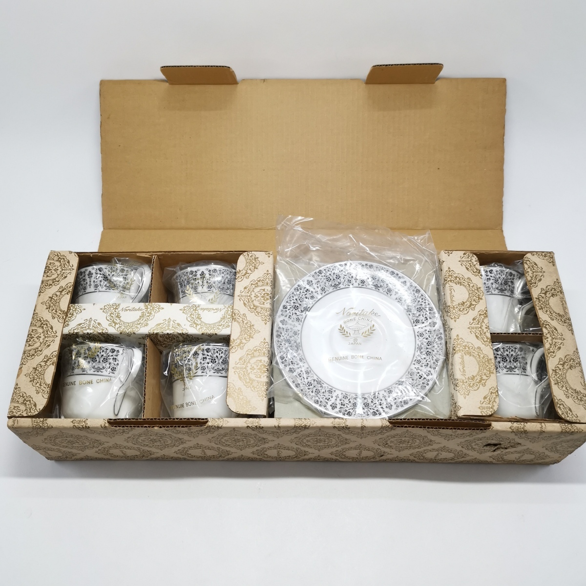 【新作入荷，新品】 保管品 Noritake/ノリタケ ティーカップ＆ソーサー 6客セット 箱付 高級感 #22334(ノリタケ)｜売買されたオークション情報、yahooの商品情報をアーカイブ公開 - オークファン ノリタケ