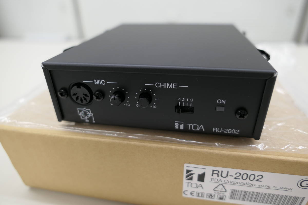 リモートユニット TOA RU-2002 チャイム付 - RUー2002 1台（直送品