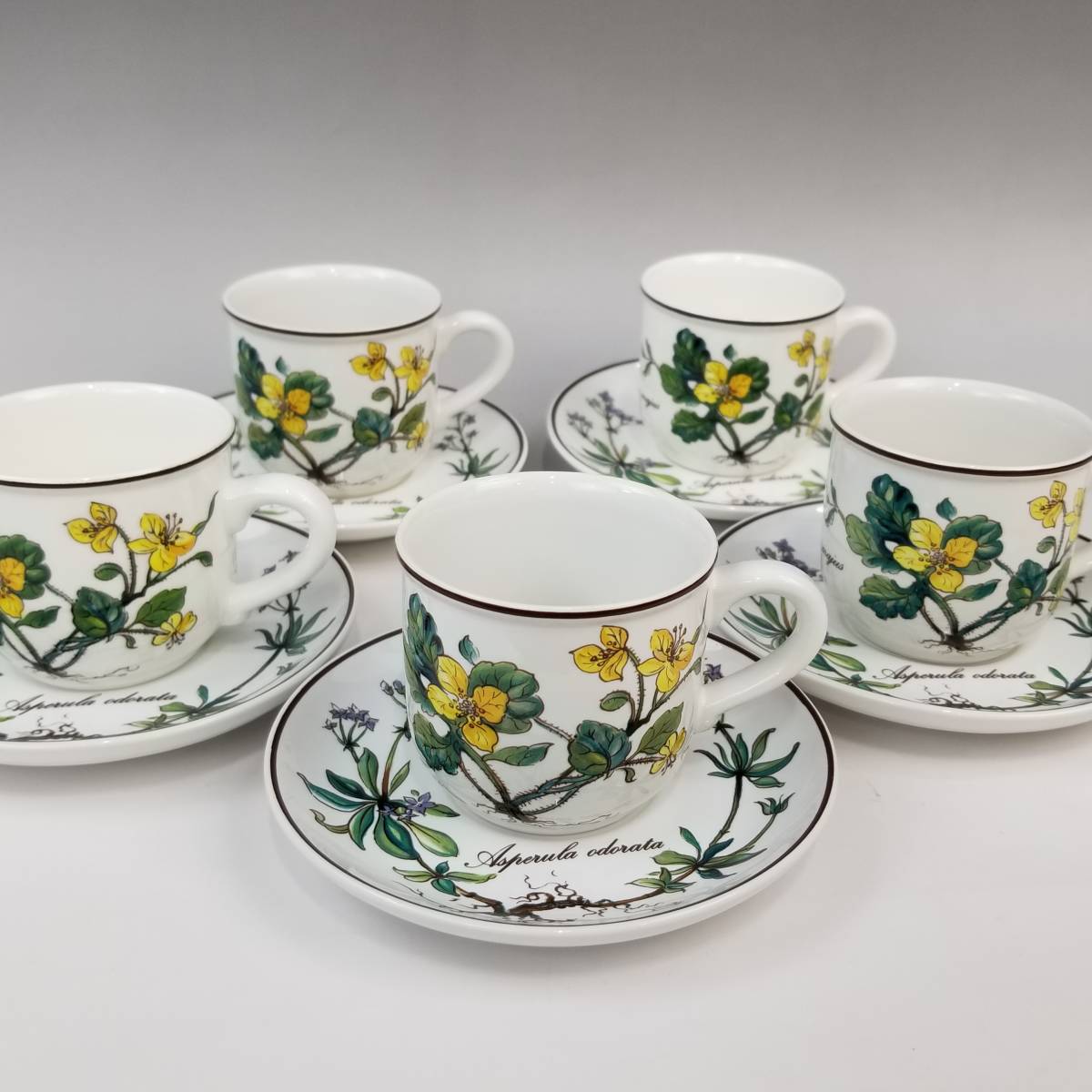Villeroy&Boch ビレロイ&ボッホ デミタスカップ カップ&ソーサー 5客 