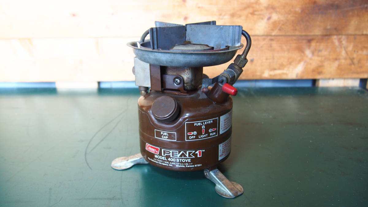 ヴィンテージ ☆Coleman コールマン MODEL400 Peak1 ヴィンテージ? シングルバーナー