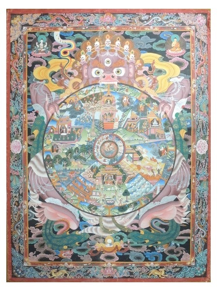 超激得 チベット仏教/仏教美術/六道輪廻図/曼荼羅/タンカ/細密画/仏画/密教美術/肉筆/羅刹/忿怒尊/ミニアチュール/時代物/ラマ教/骨董/古美術/密教(仏像)｜売買されたオークション情報、yahooの商品 仏像