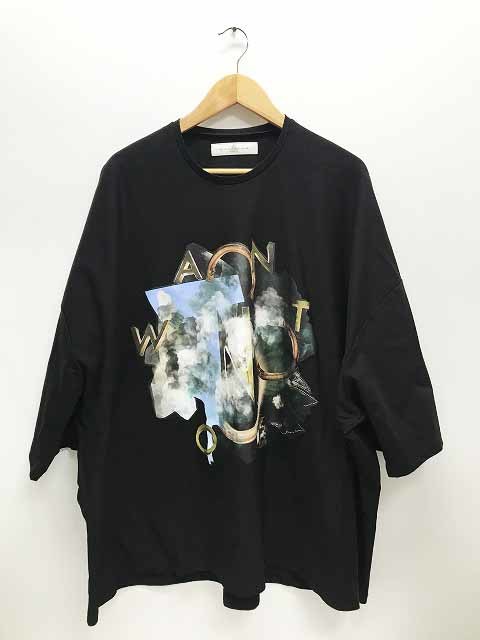 BALMUNG バルムング 19AW プリント ビッグ Tシャツ黒 ブラック