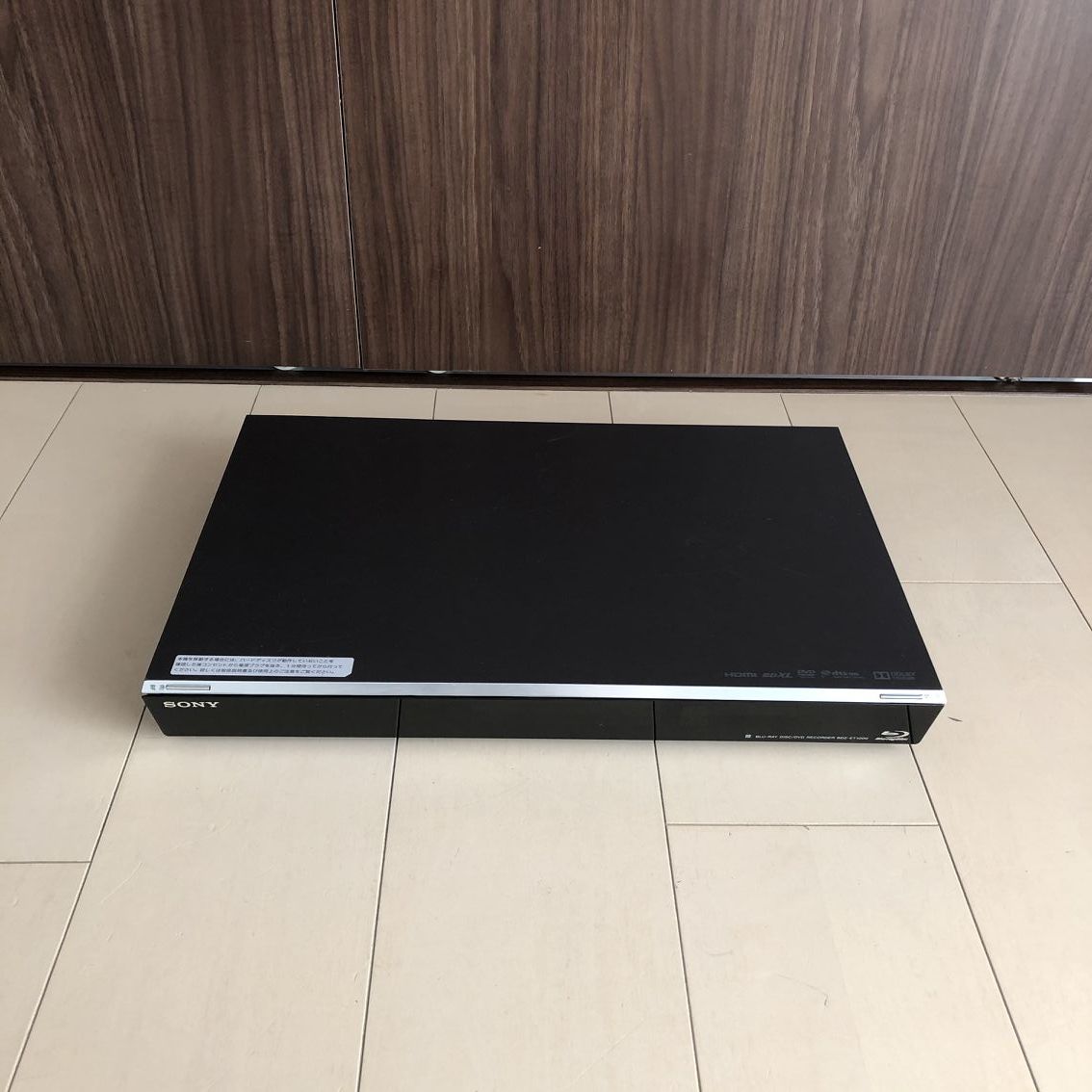 SONY ブルーレイレコーダー BDZ-ET1000 キズあり 動作確認済み 送料