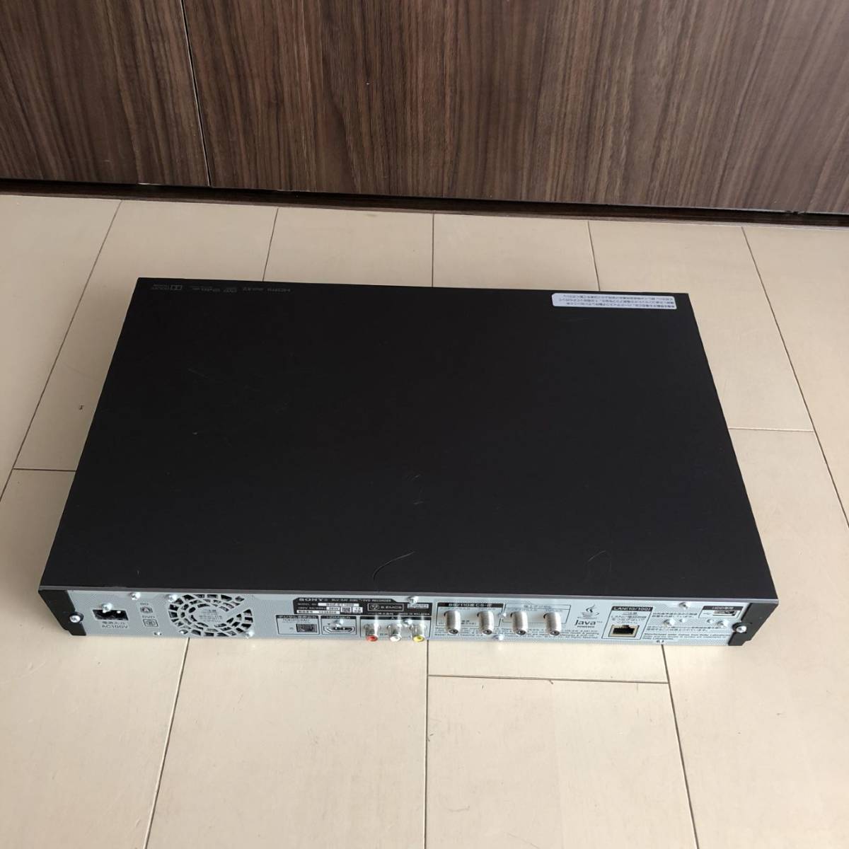 SONY ブルーレイレコーダー BDZ-ET1000 キズあり 動作確認済み 送料