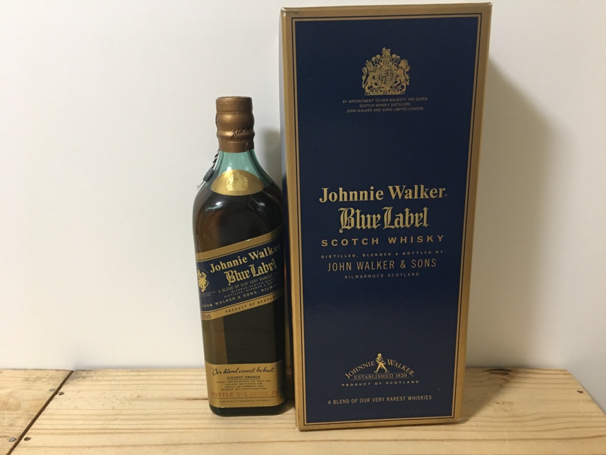 ☆Johnnie Walker/ジョニーウォーカー ブルーラベル /750ml/箱付/ 1202
