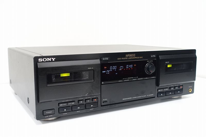 △▽SONY TC-WR965S カセットデッキ ソニー△▽005811002J△▽ 【公式