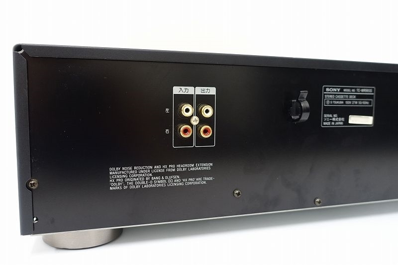 △▽SONY TC-WR965S カセットデッキ ソニー△▽005811002J△▽ 【公式